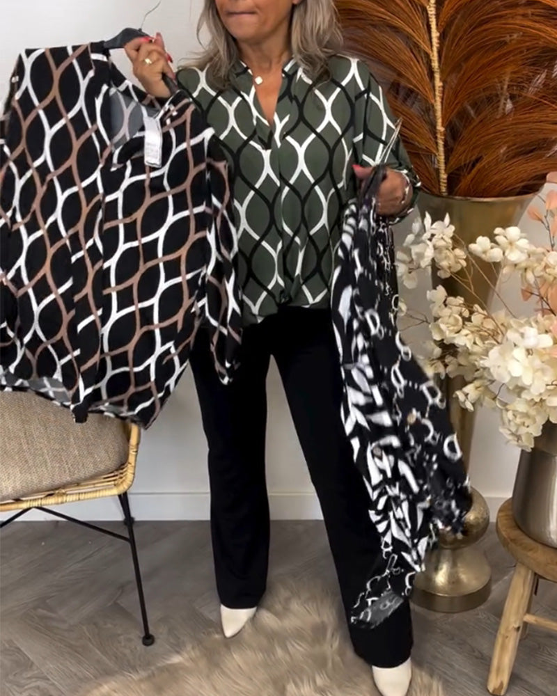 MERI | Blusa com estampado gráfico