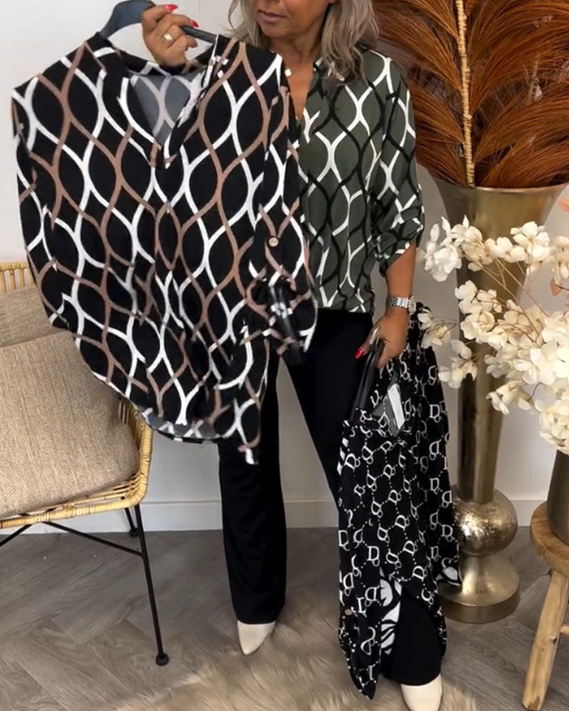 MERI | Blusa com estampado gráfico