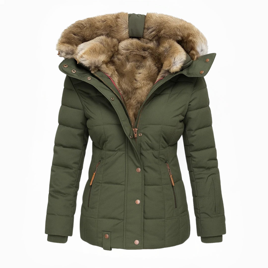 ALICE | Casaco de inverno com forro em pele