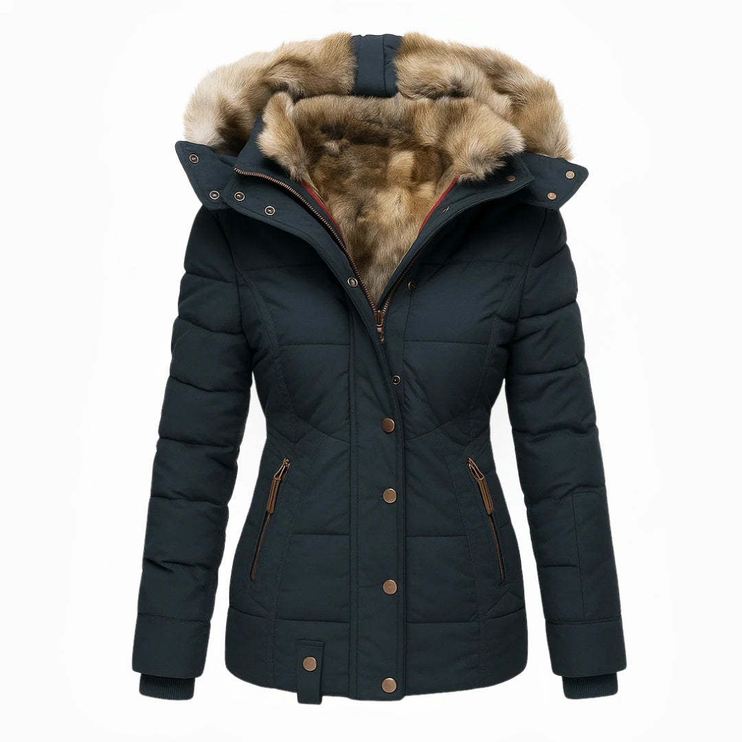 ALICE | Casaco de inverno com forro em pele