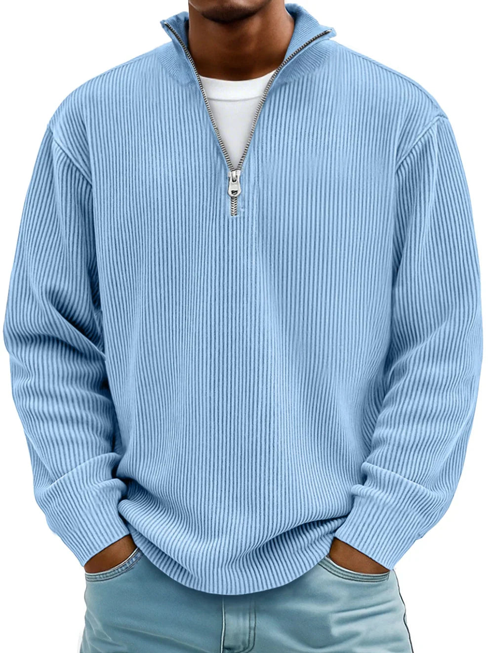 ANDRES | Camisola com fecho de correr 0