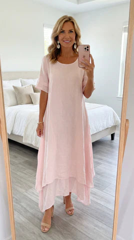 LEONOR | Vestido fluido de corte solto