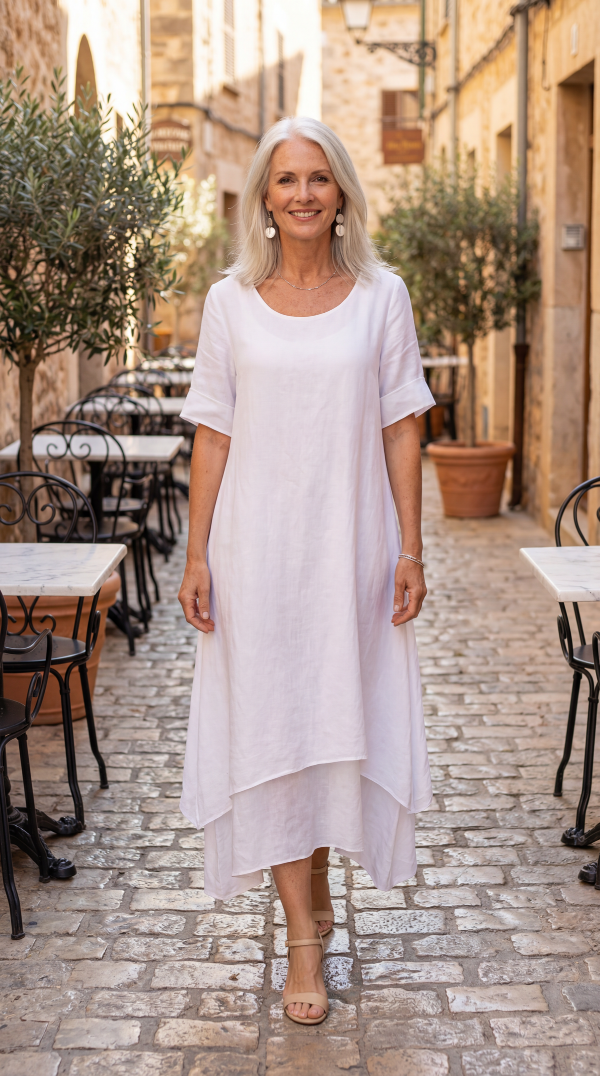 LEONOR | Vestido fluido de corte solto