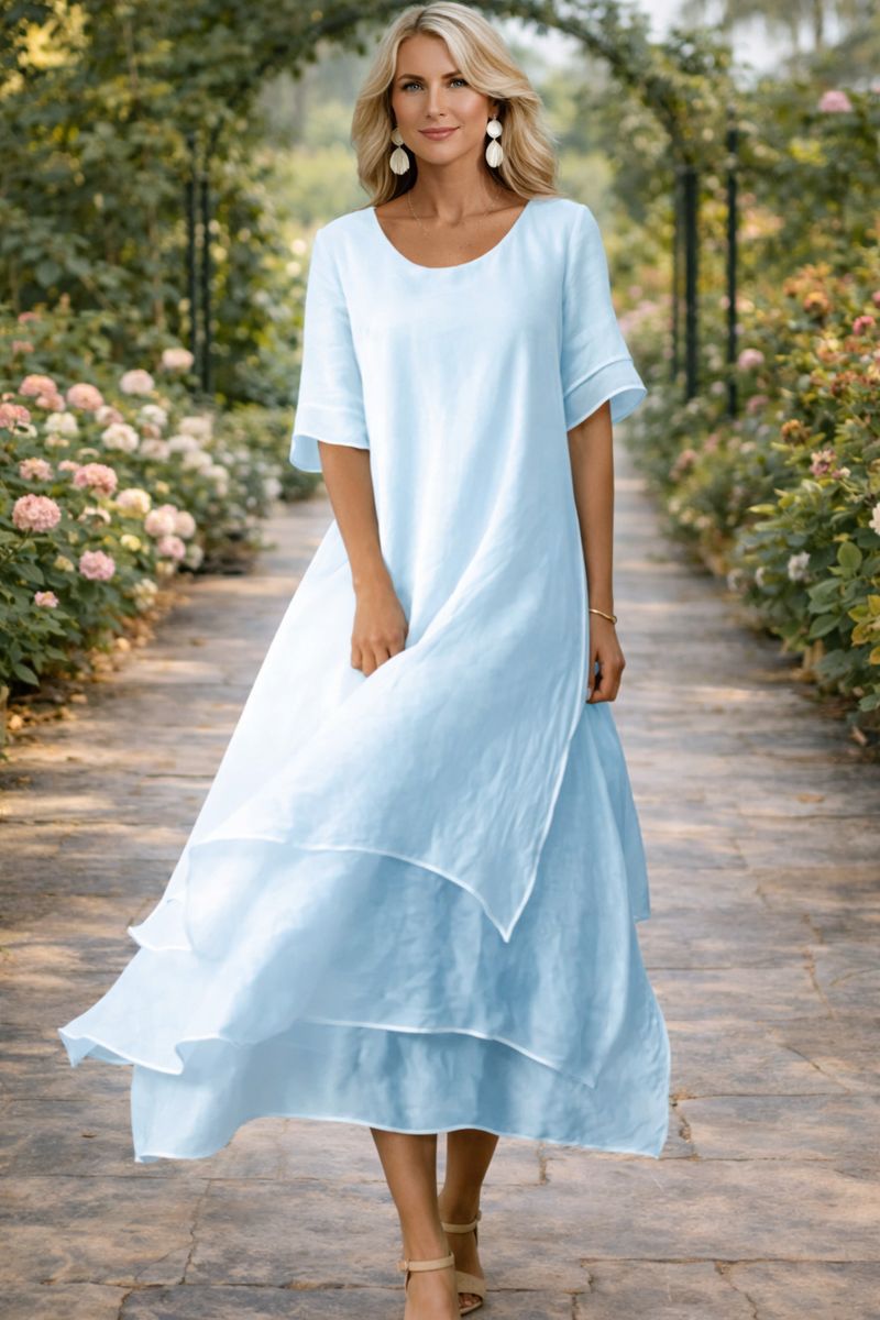 LEONOR | Vestido fluido de corte solto