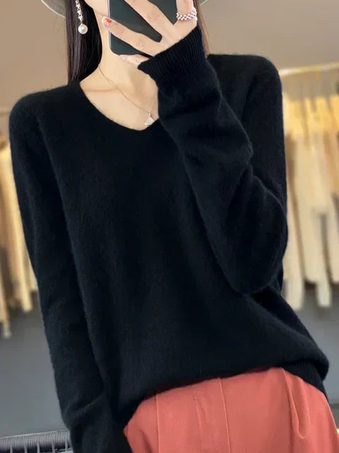 RITA | Camisola de malha com corte largo