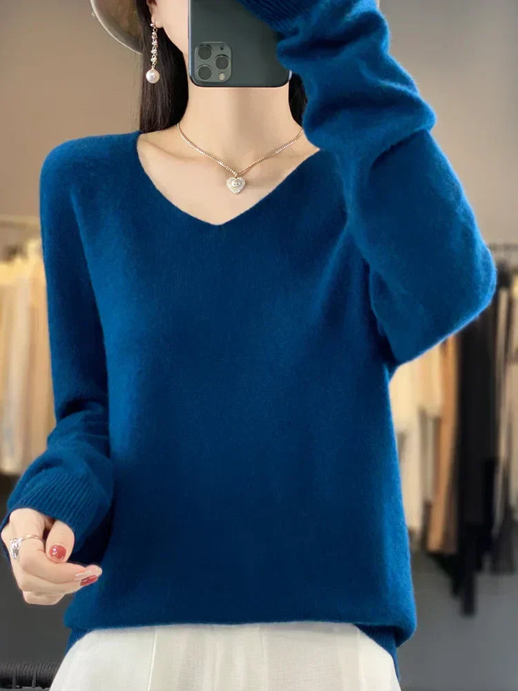 RITA | Camisola de malha com corte largo