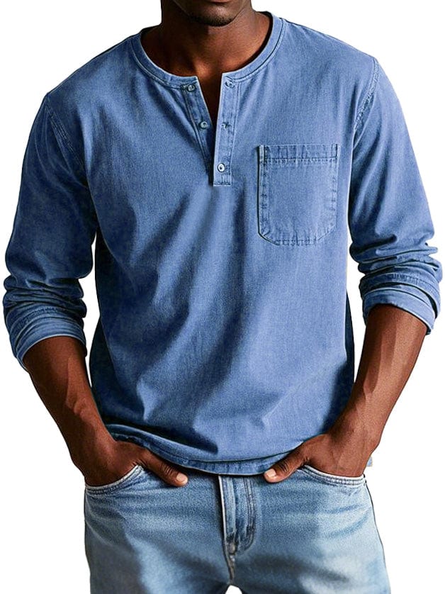 TOMAS | Camisa henley de manga comprida