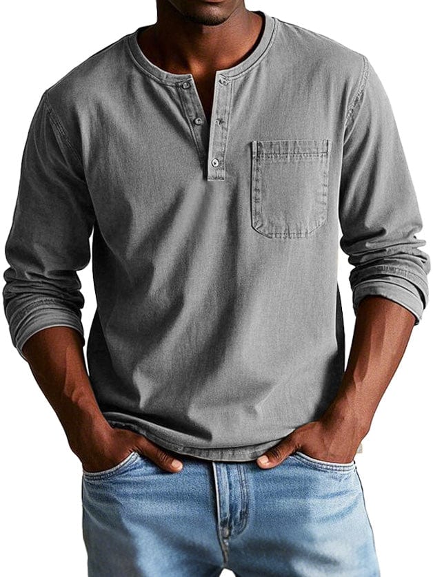 TOMAS | Camisa henley de manga comprida