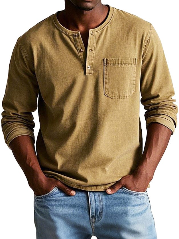TOMAS | Camisa henley de manga comprida