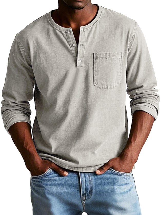 TOMAS | Camisa henley de manga comprida
