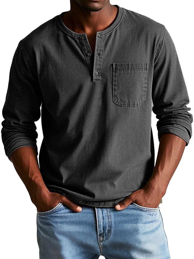 TOMAS | Camisa henley de manga comprida