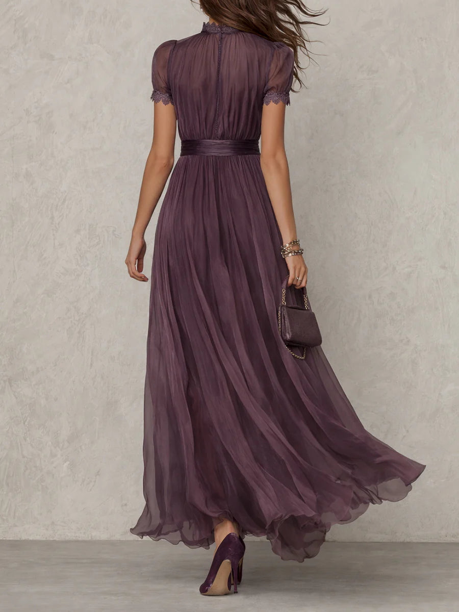 CAMILA | Vestido longo com decote vazado