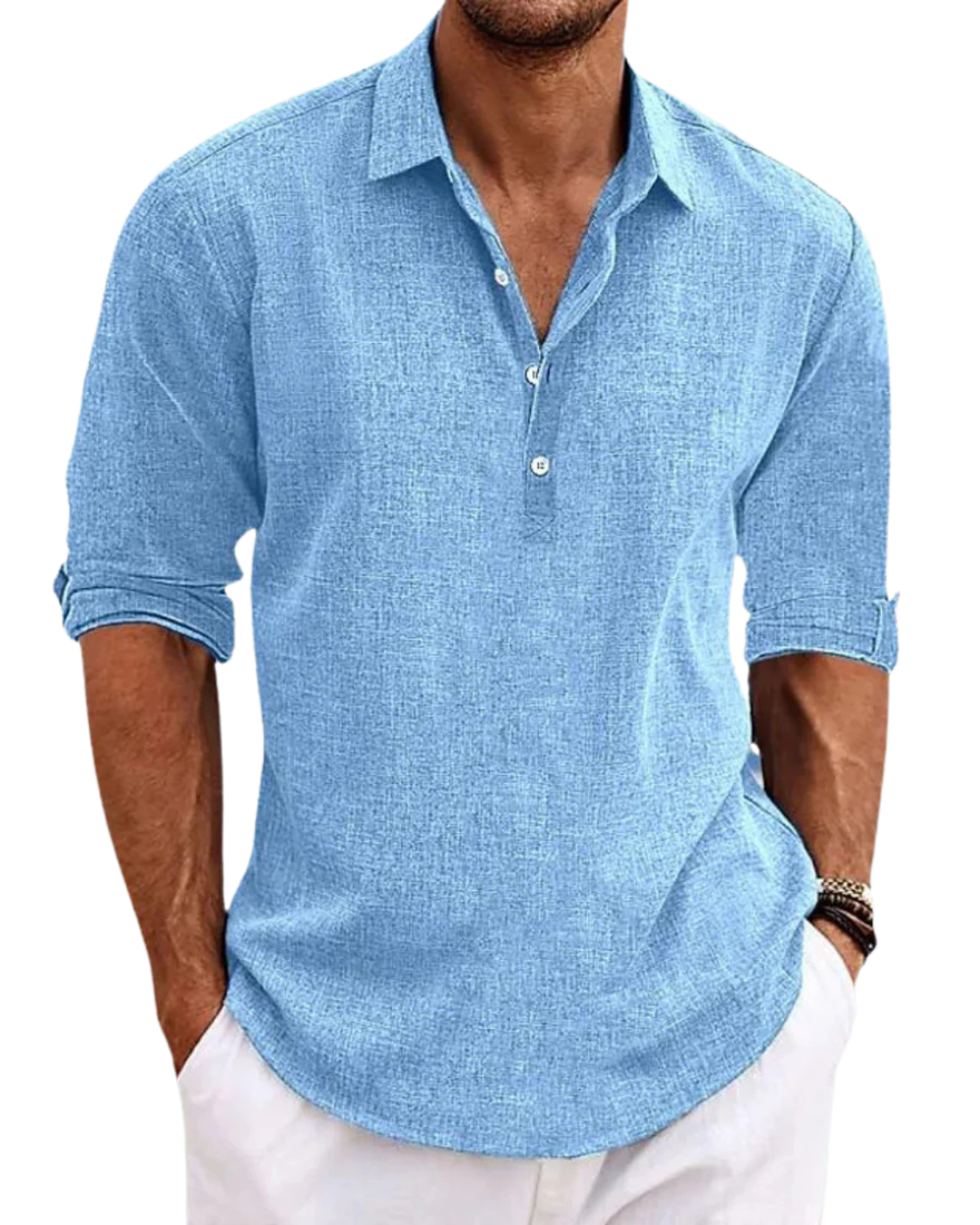 AFONSO | Camisa de manga curta com colarinho estruturado
