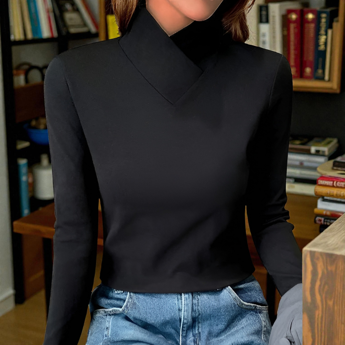 SARA | Camisola de gola alta