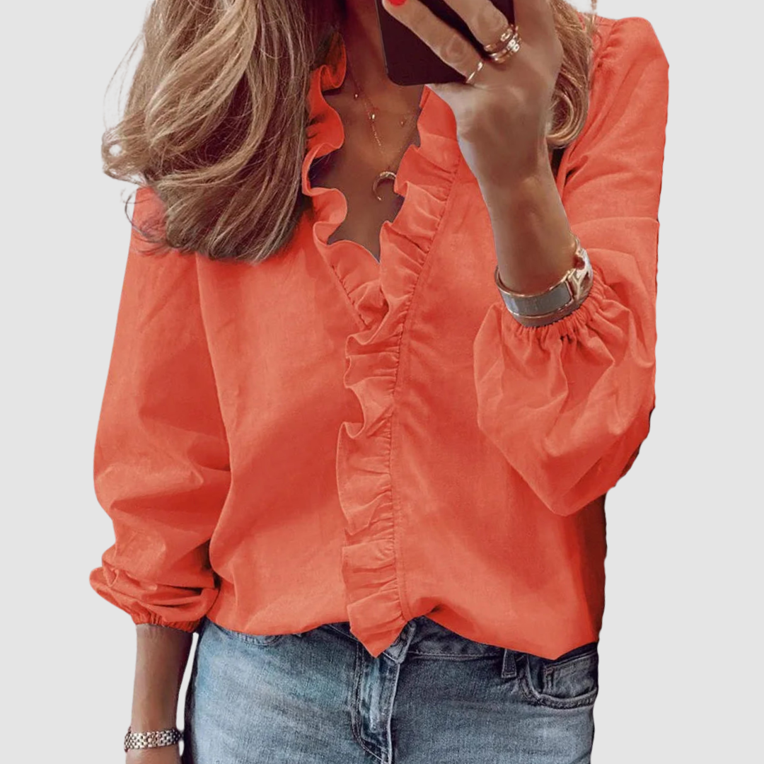 CAMILA | Blusa fluida com corte amplo