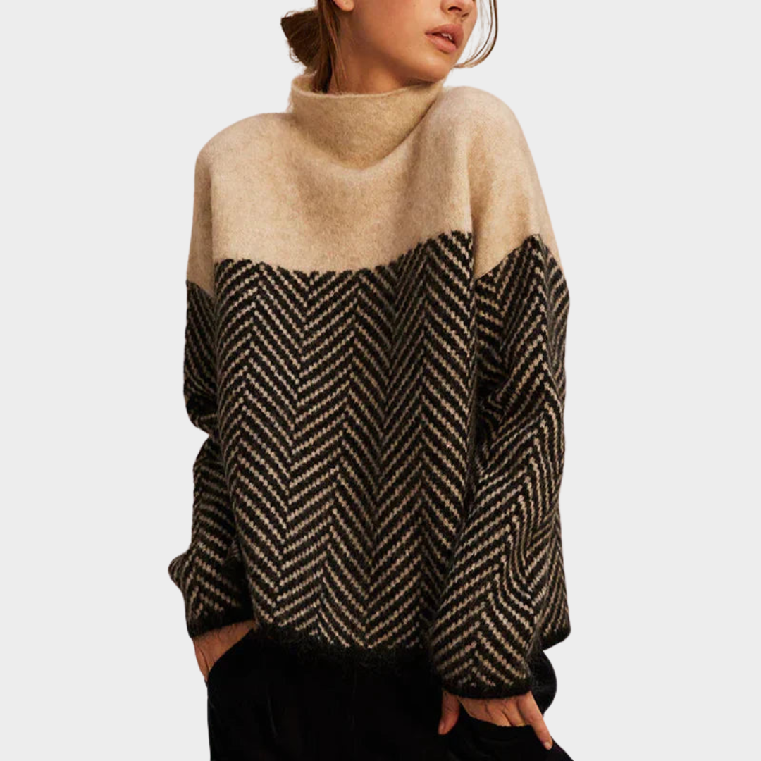 CLARA | Camisola com padrão geométrico