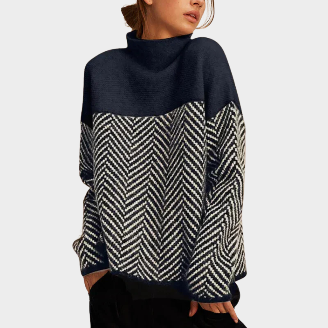 CLARA | Camisola com padrão geométrico