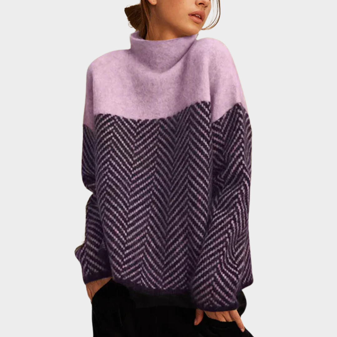 CLARA | Camisola com padrão geométrico