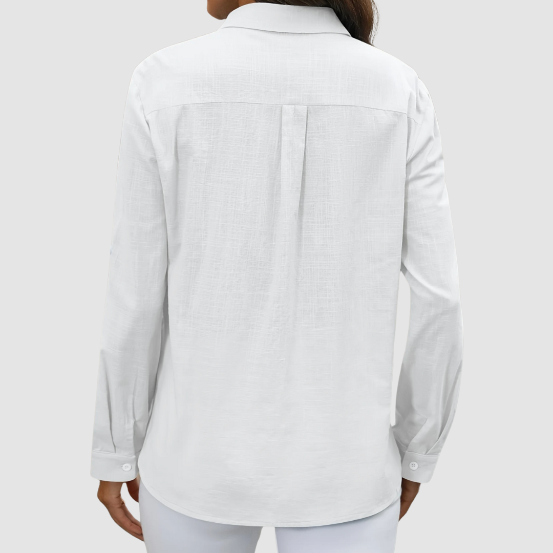 CELEST | Blusa com bolsos duplos