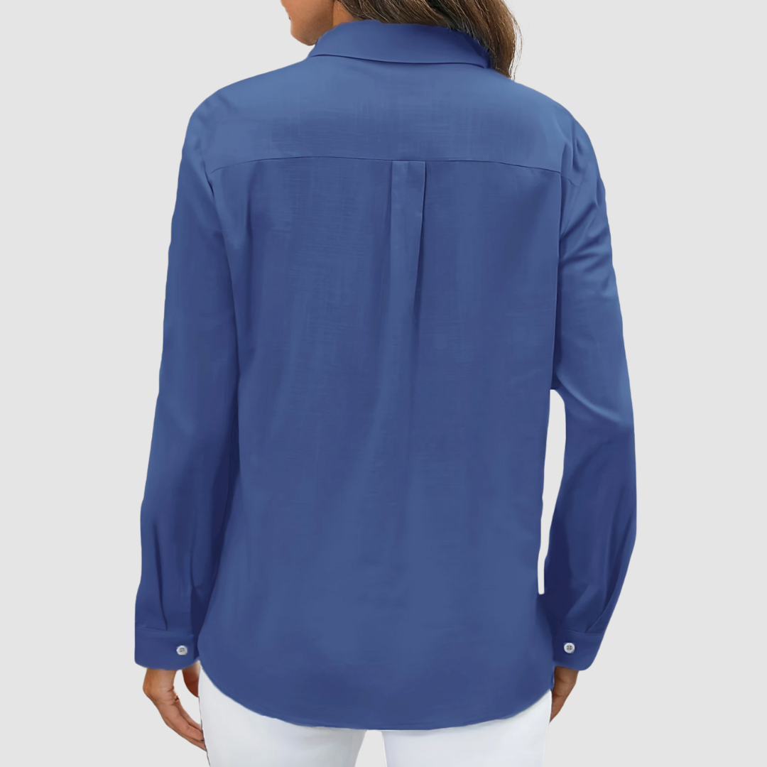 CELEST | Blusa com bolsos duplos