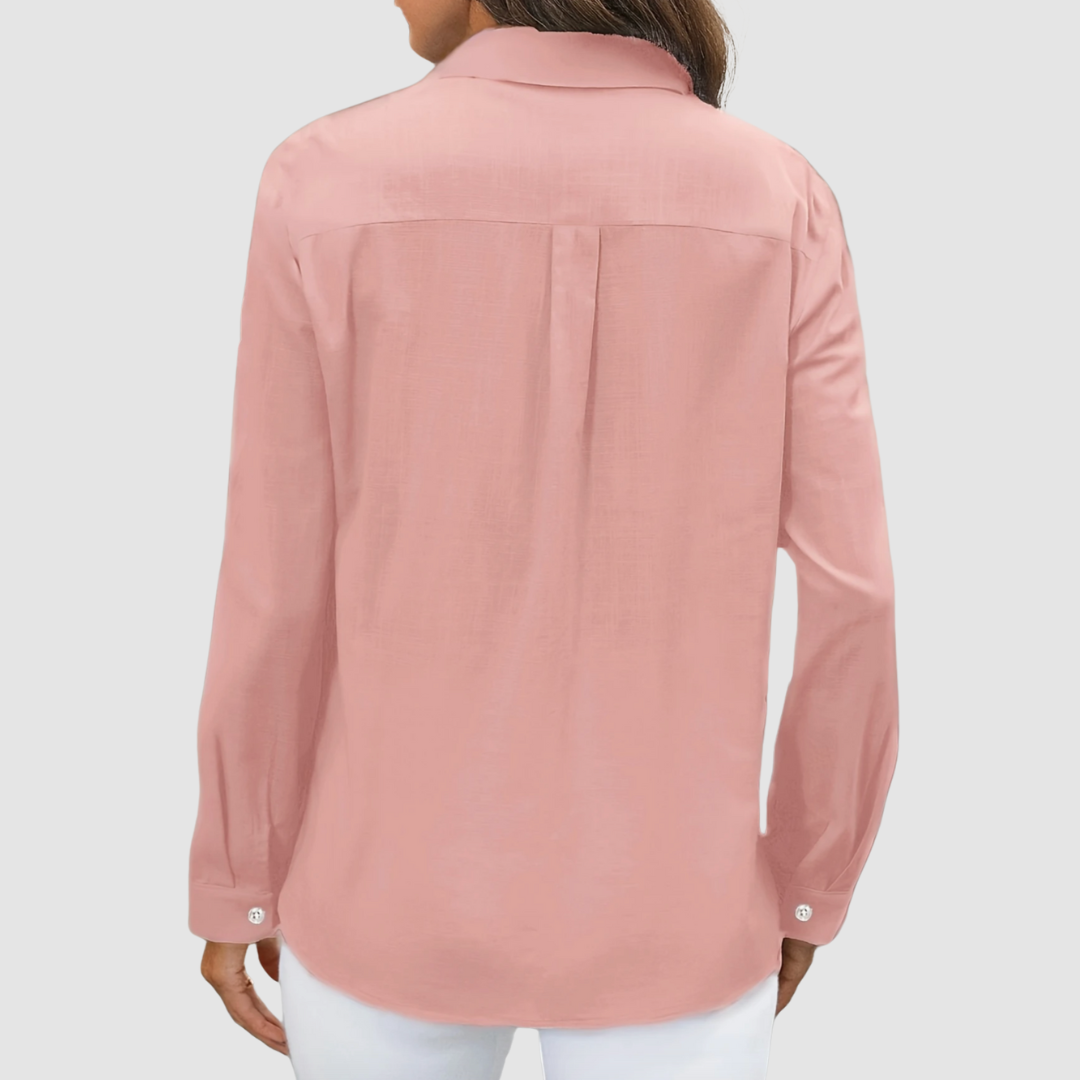 CELEST | Blusa com bolsos duplos