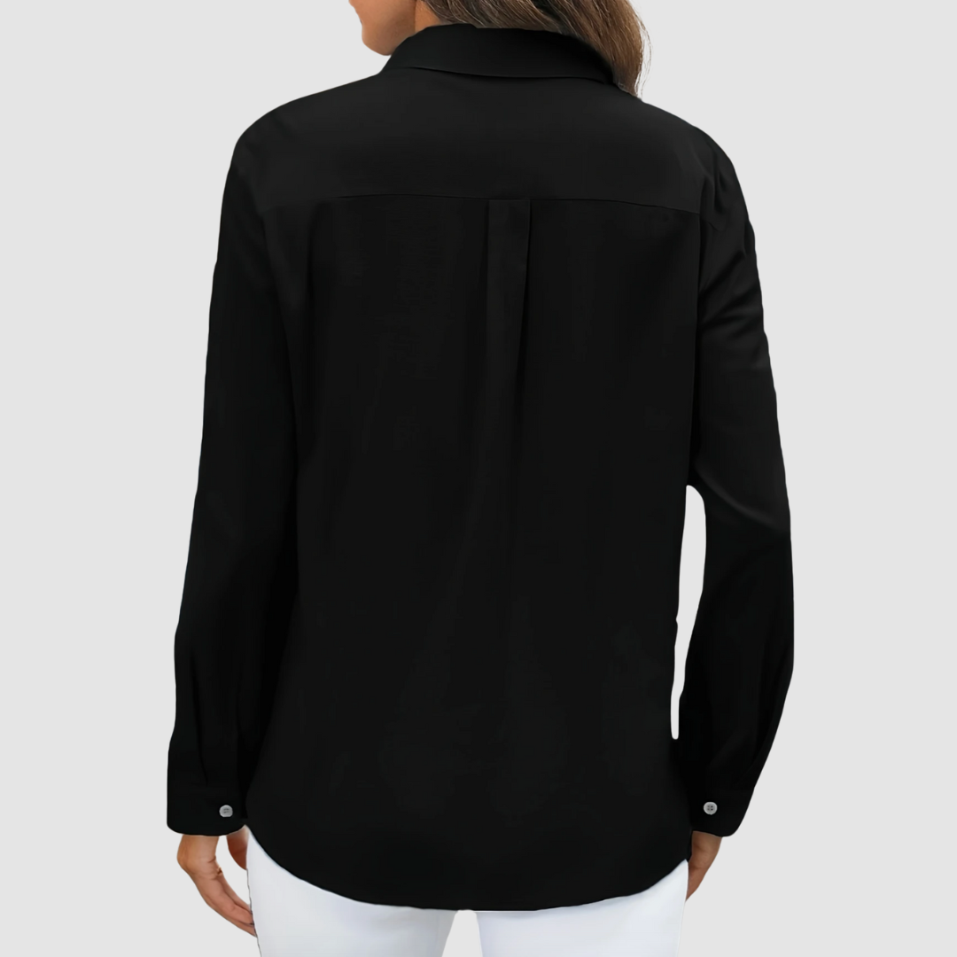 CELEST | Blusa com bolsos duplos