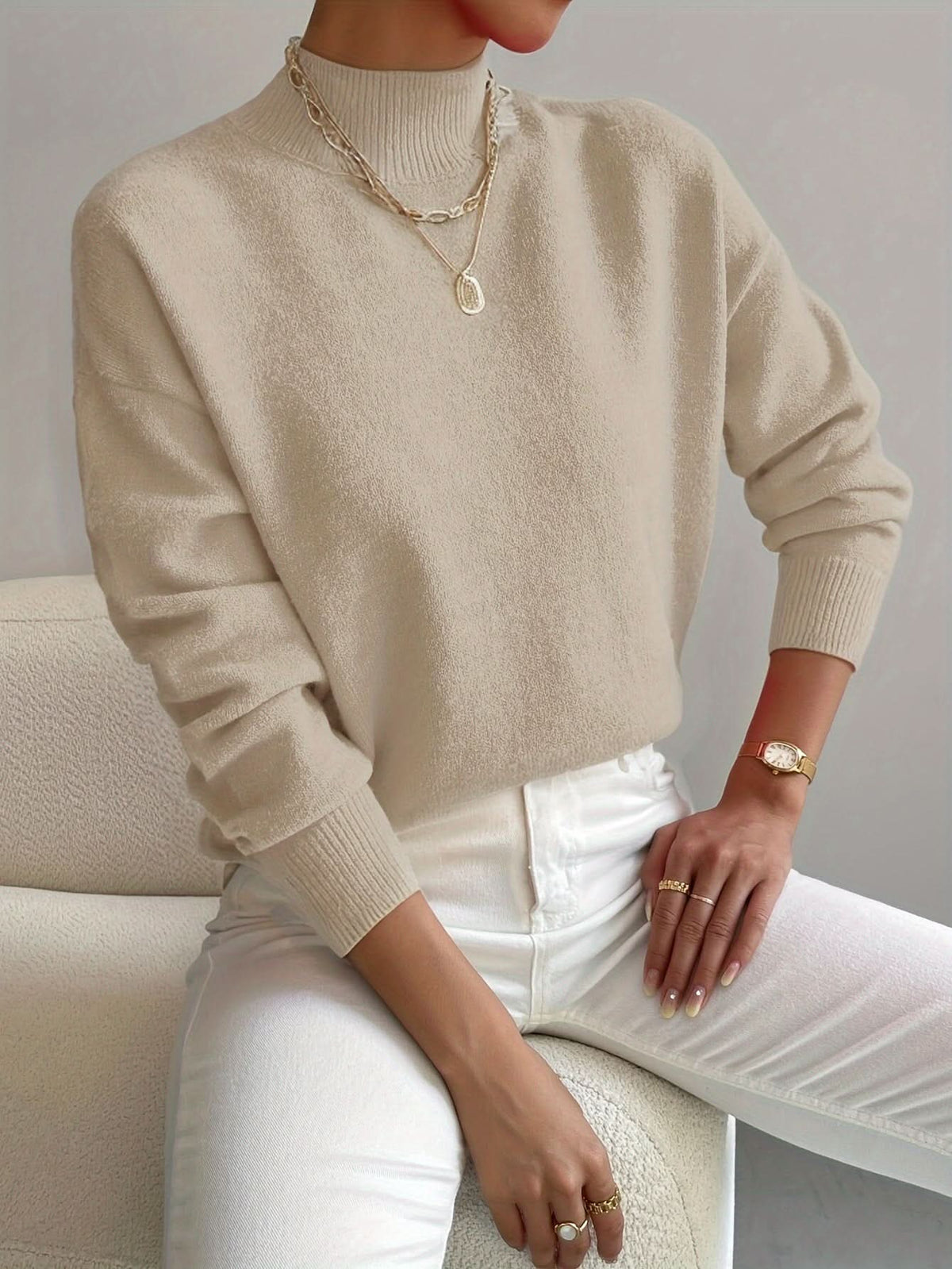 MARIANA | Camisola com gola alta