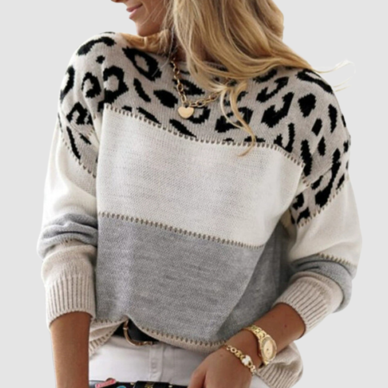 DIANA | Camisola com estampado leopardo