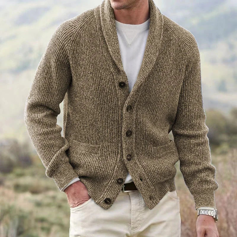 MARTIM | Camisola de malha com botões e bolsos