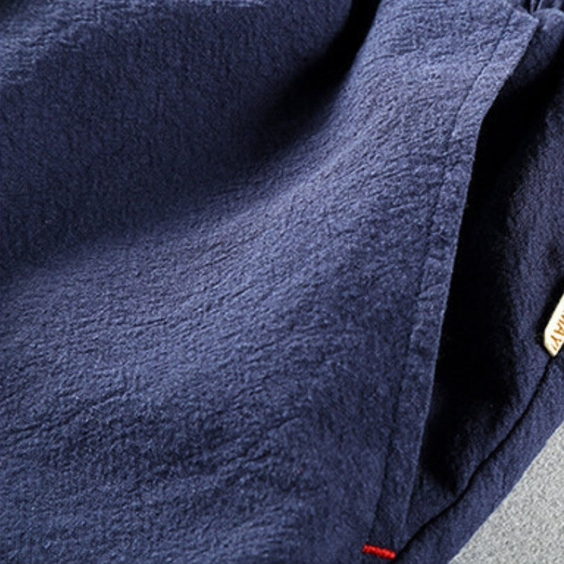 GASPAR | Calças de homem de estilo japonês com cintura elástica