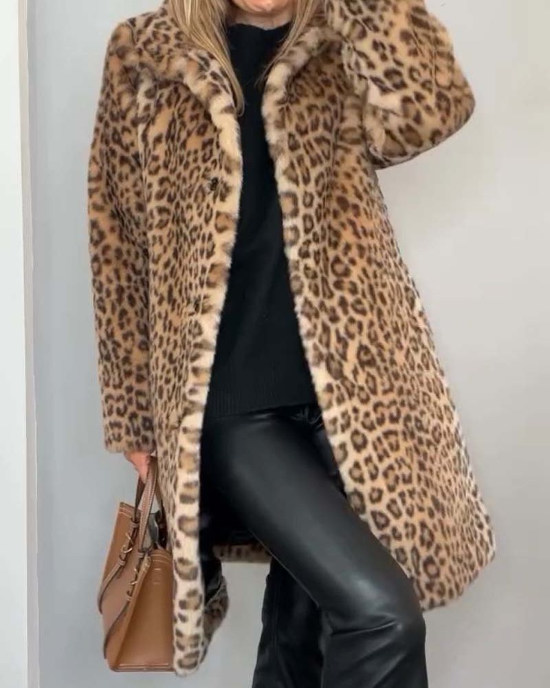 CAROLINA | Casaco com estampado leopardo