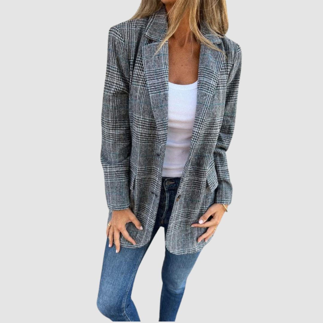 VITÓRIA | Blazer xadrez de inverno