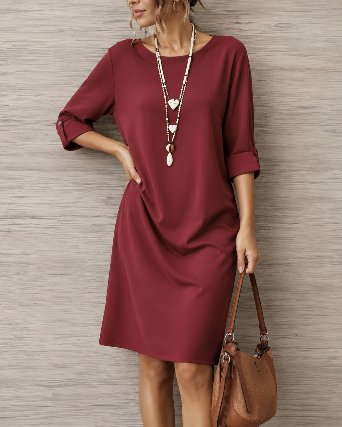 ANA | Vestido midi com efeito barriga plana
