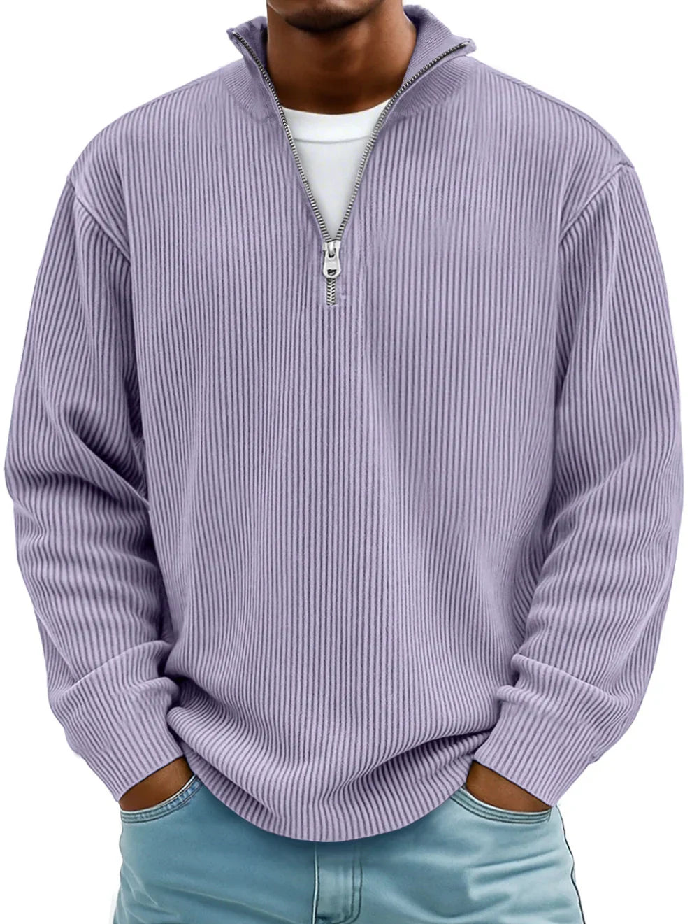 ANDRES | Camisola com fecho de correr 2