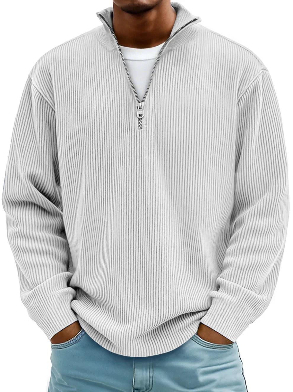 ANDRES | Camisola com fecho de correr 4
