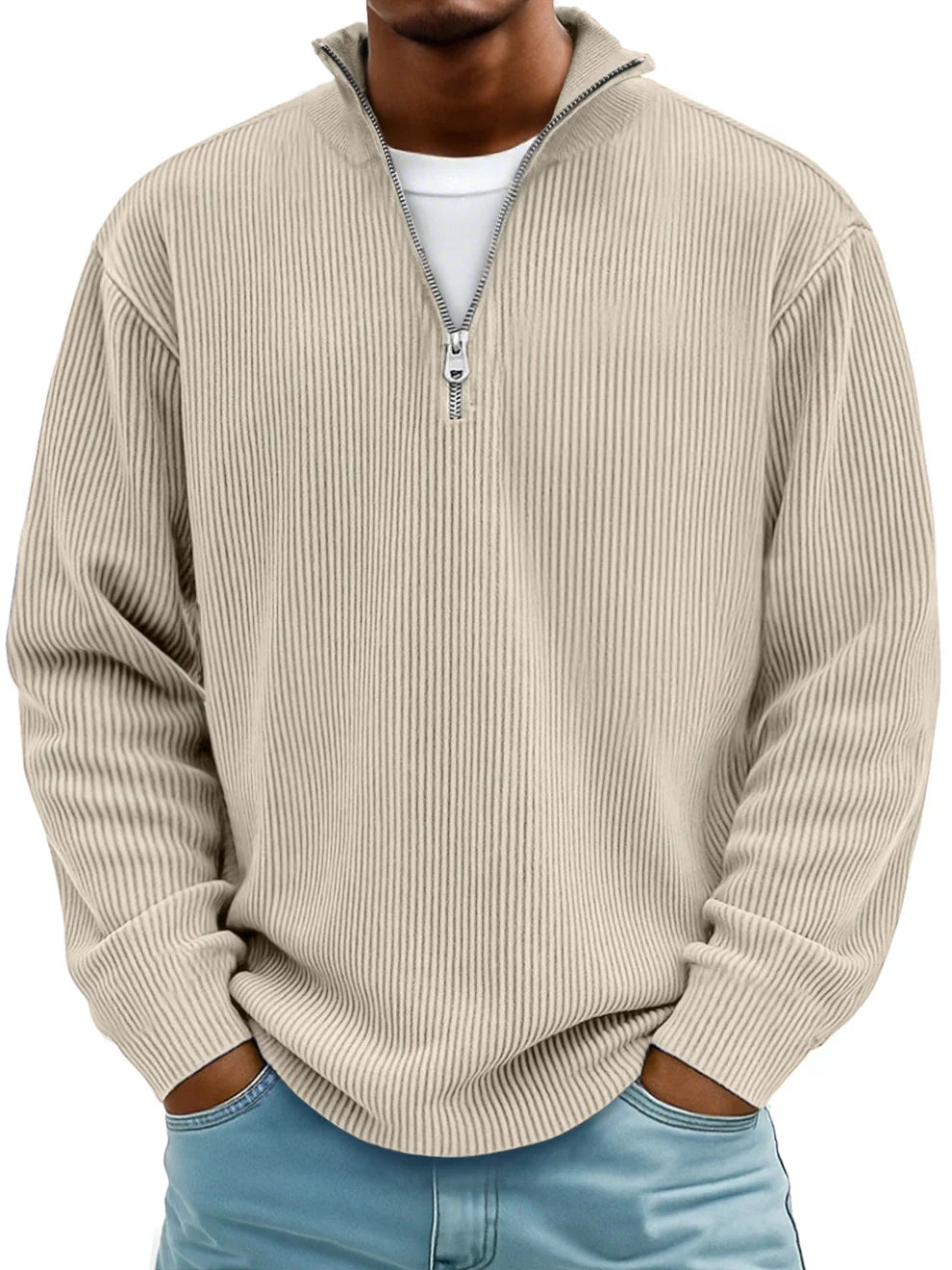 ANDRES | Camisola com fecho de correr 6
