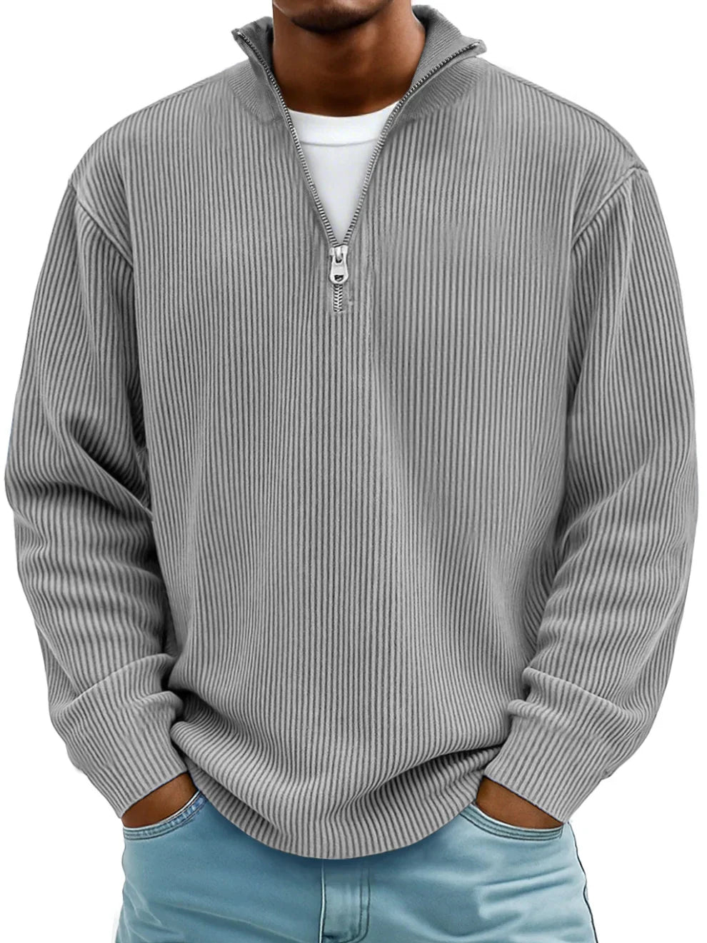 ANDRES | Camisola com fecho de correr 8