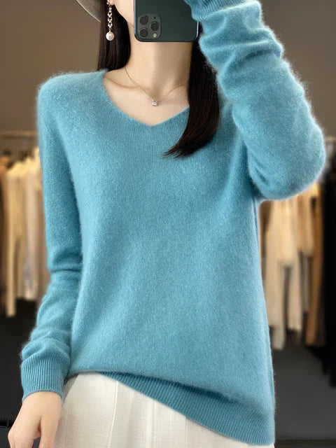 RITA | Camisola de malha com corte largo