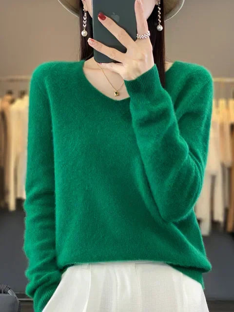 RITA | Camisola de malha com corte largo