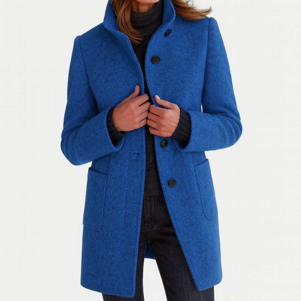 SHELLY | Casaco elegante com gola alta