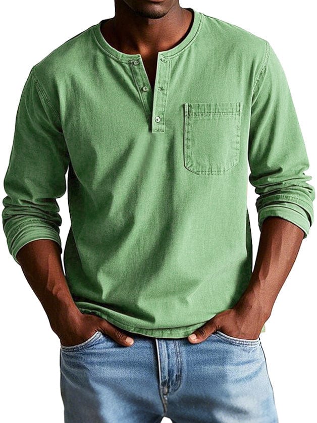 TOMAS | Camisa henley de manga comprida