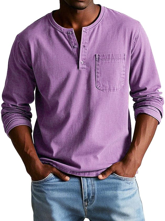 TOMAS | Camisa henley de manga comprida