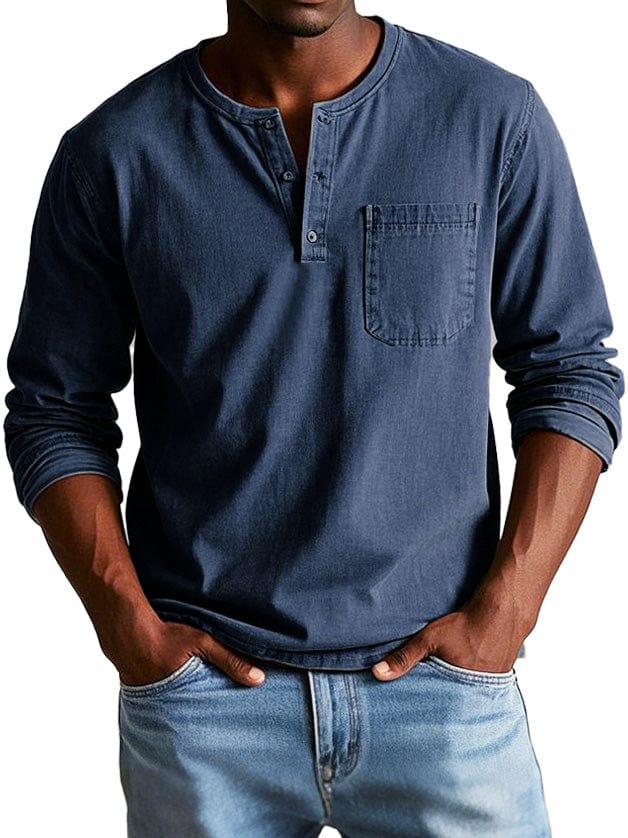 TOMAS | Camisa henley de manga comprida