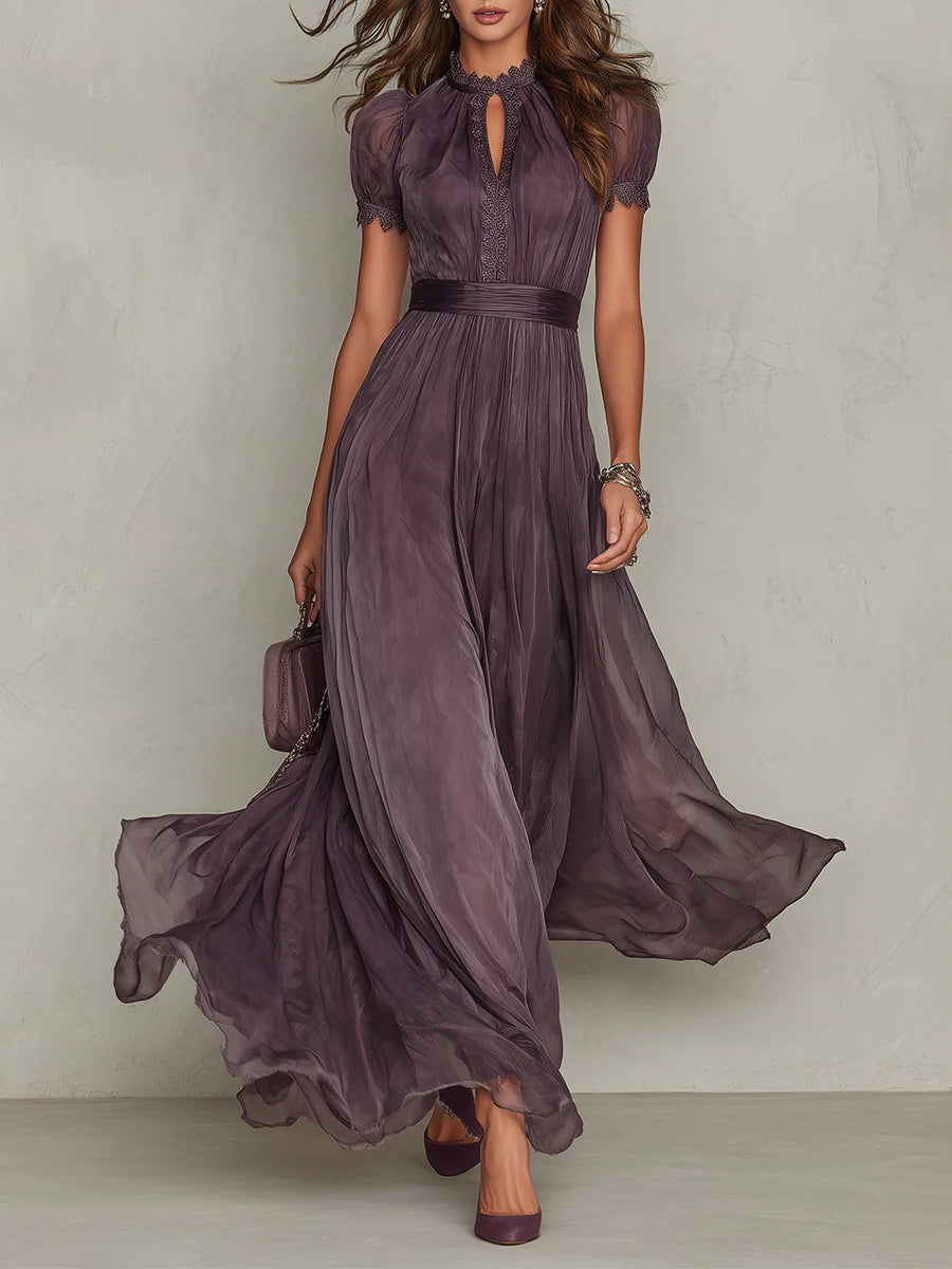 CAMILA | Vestido longo com decote vazado