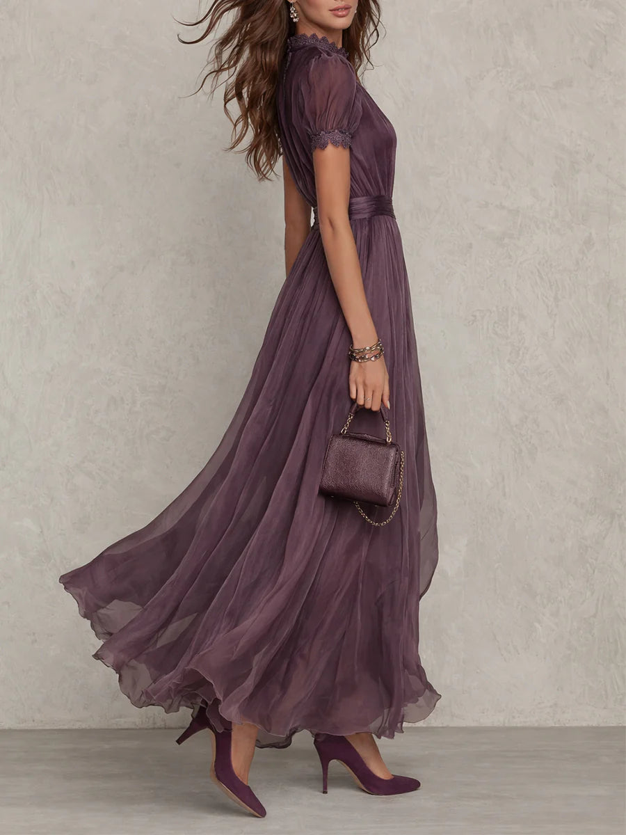 CAMILA | Vestido longo com decote vazado