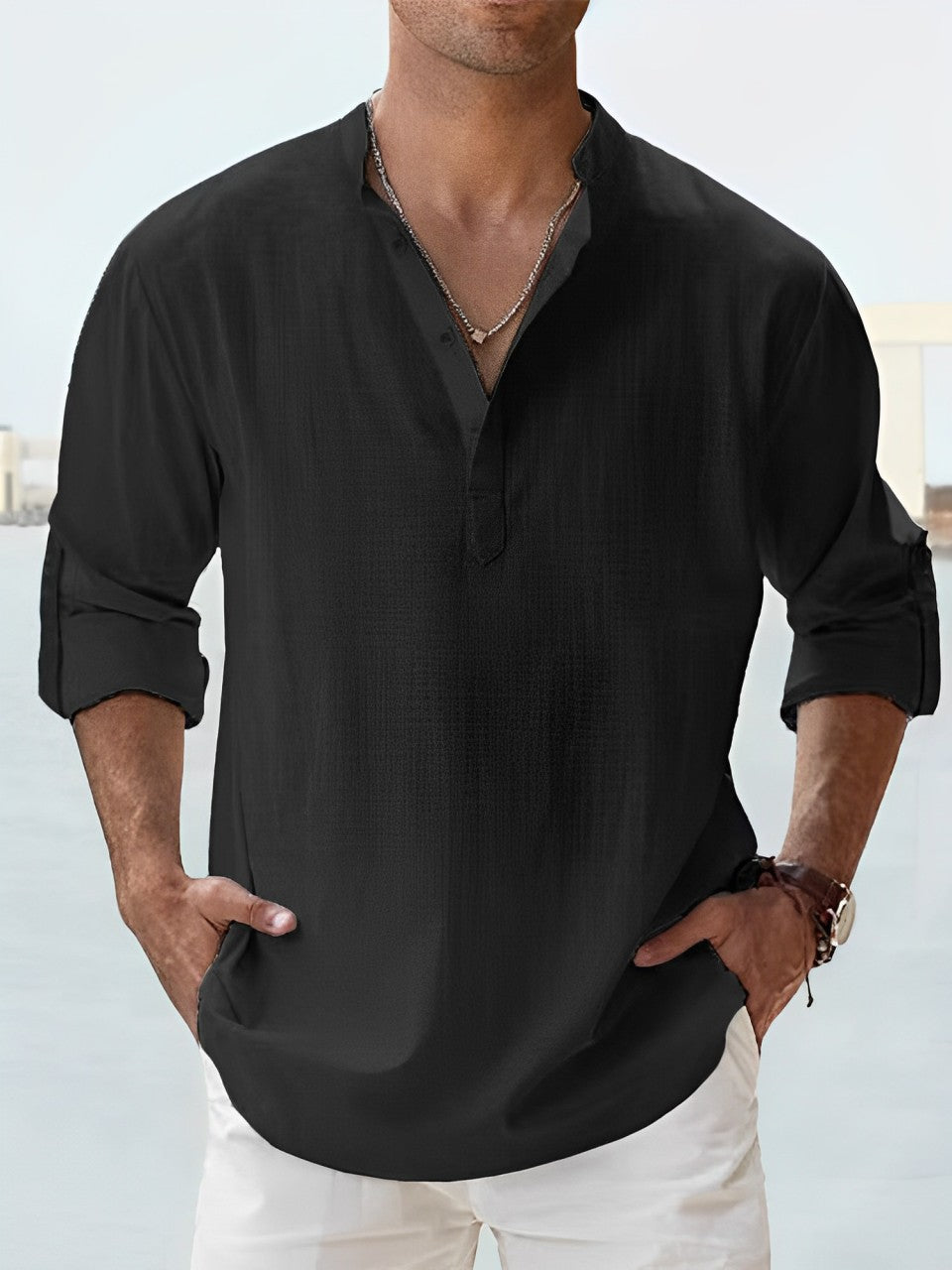 KRYSTOBAL | Camisa com corte amplo 0