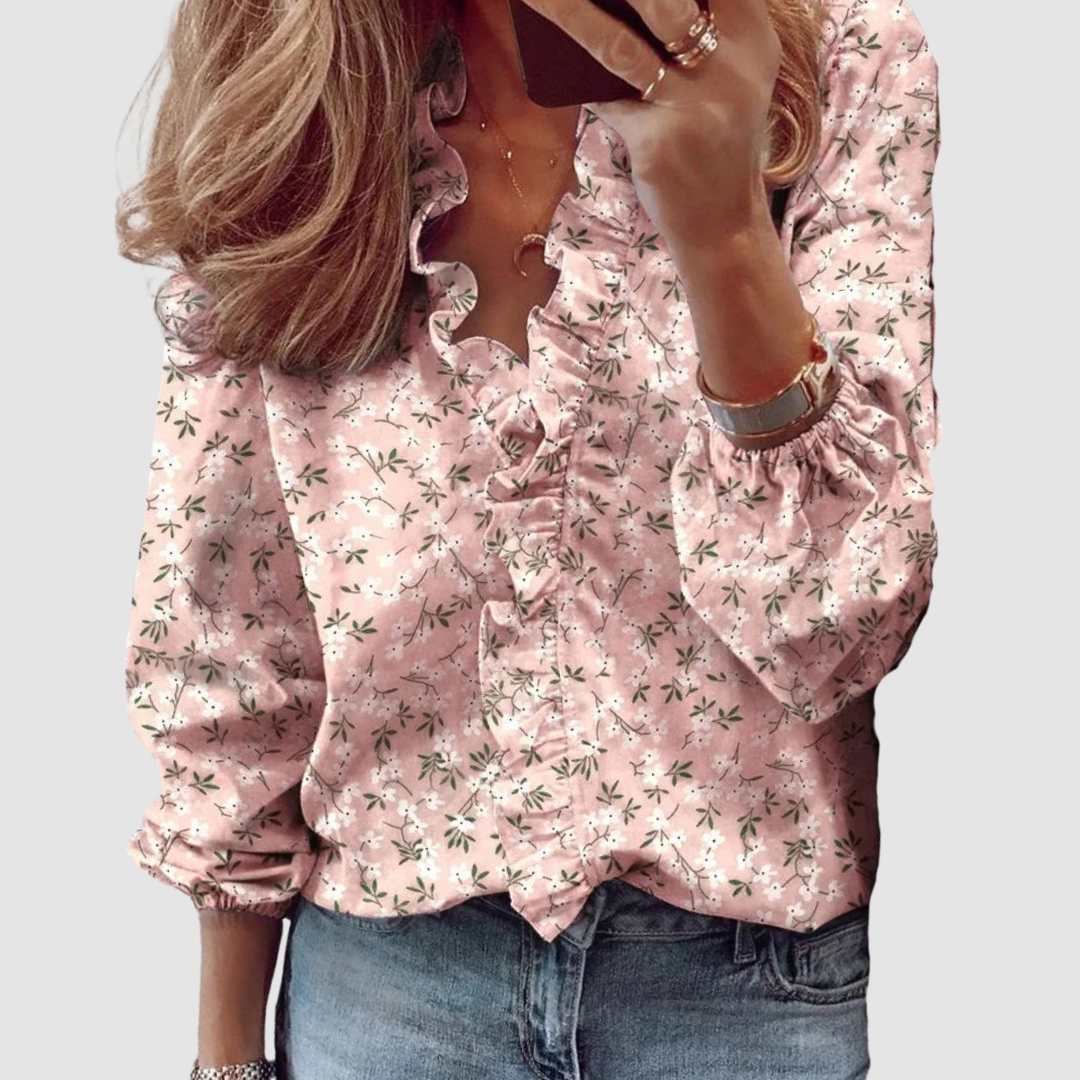 CAMILA | Blusa fluida com corte amplo