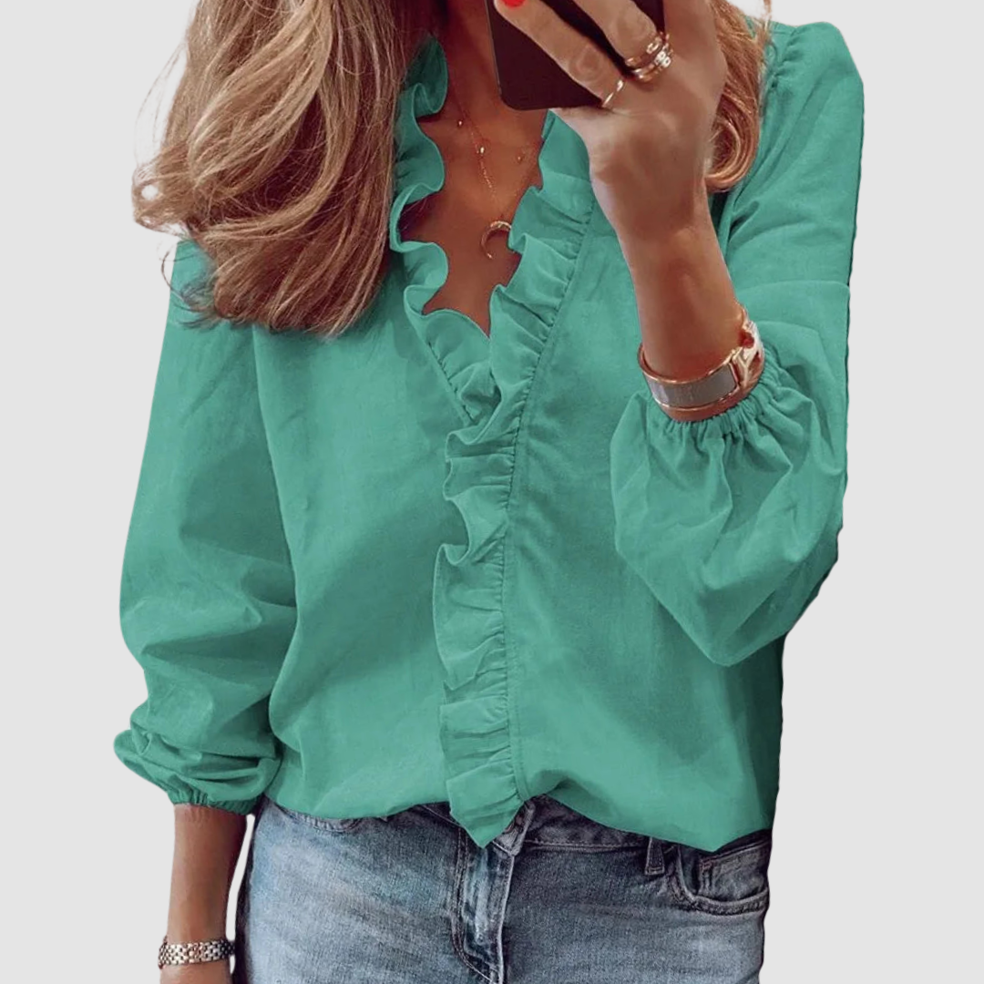CAMILA | Blusa fluida com corte amplo