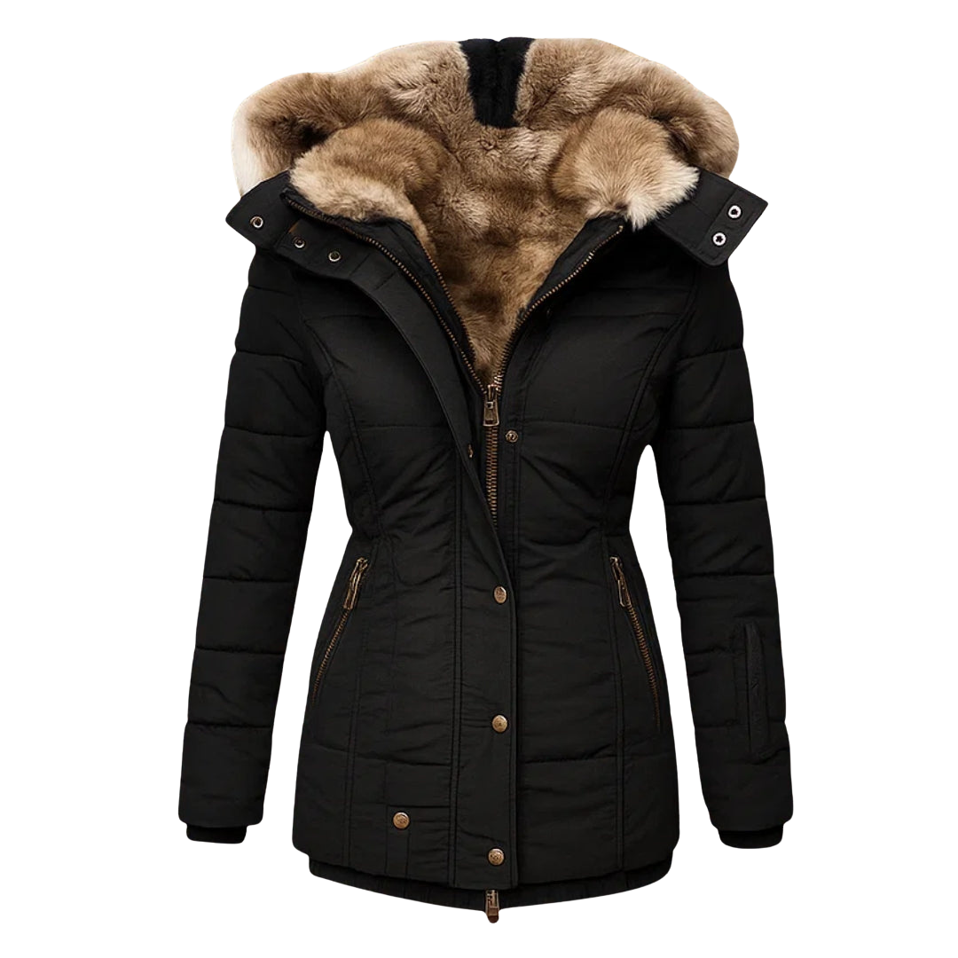 ALICE | Casaco de inverno com forro em pele
