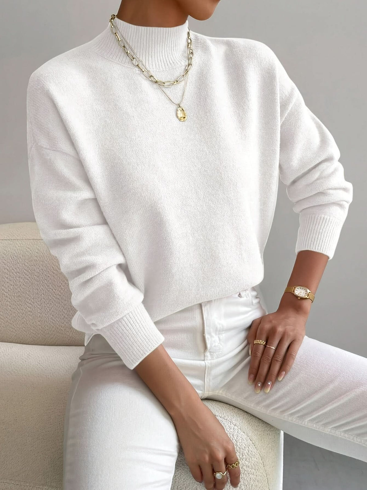MARIANA | Camisola com gola alta